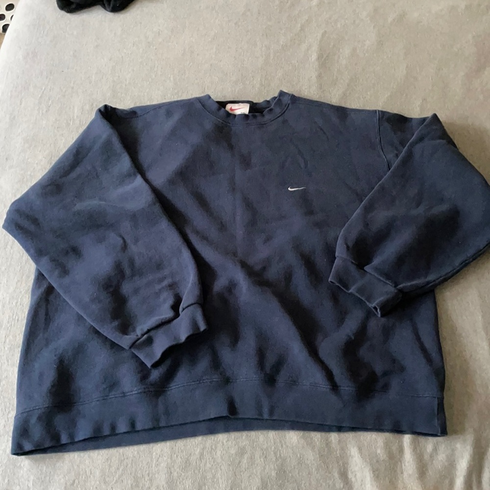 Navy Blue Nike Crewneck Sweatshirt